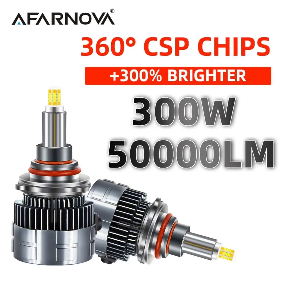 300W H7 LED CANBUS 360 LED Headlight Car 50000LM H11 H1 H3 LED H8 Headlight Bulb HB3 9005 HB4 9006 Hir2 LED Fog Light