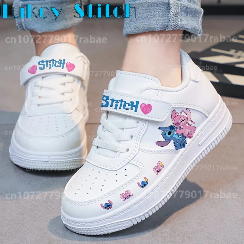 Stitch Shoes sneakers for children Student Casual basketball shoes Kid Sneakers girls boys Running Fashion Sports Shoes Gift