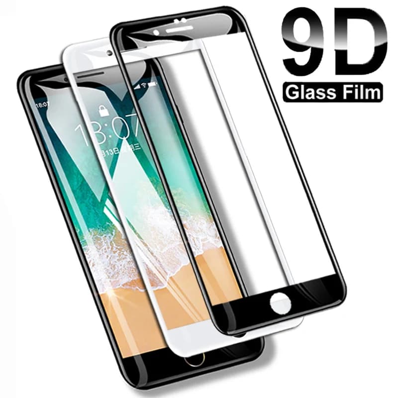 Tempered Glass on the For iPhone X 7 8 6 Plus Screen Protector Full Cover Protective Glass For iPhone 6 6s 7 XR XS Max film