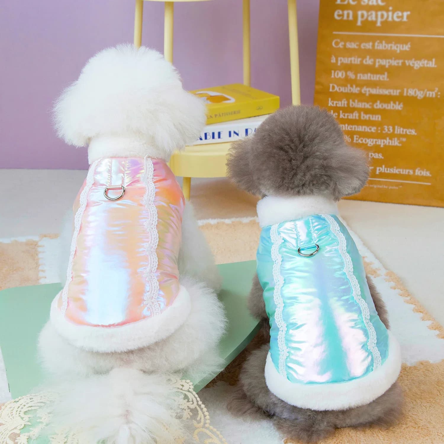 Clothing for Small Dogs Waterproof Vest Jacket Autumn Winter Warm Pet Dog Coat Clothes for Chihuahua French Bulldog Outfits