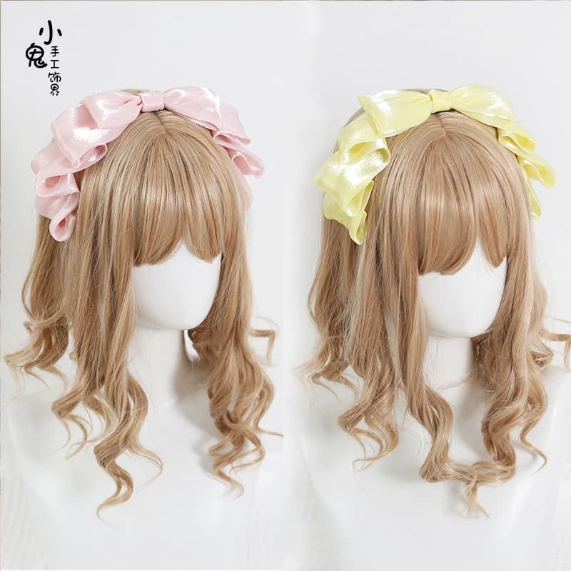 Pearl All-Match JK Headband Japanese Style Daily Elegant Bow Headband Lolita Fra Miss KC