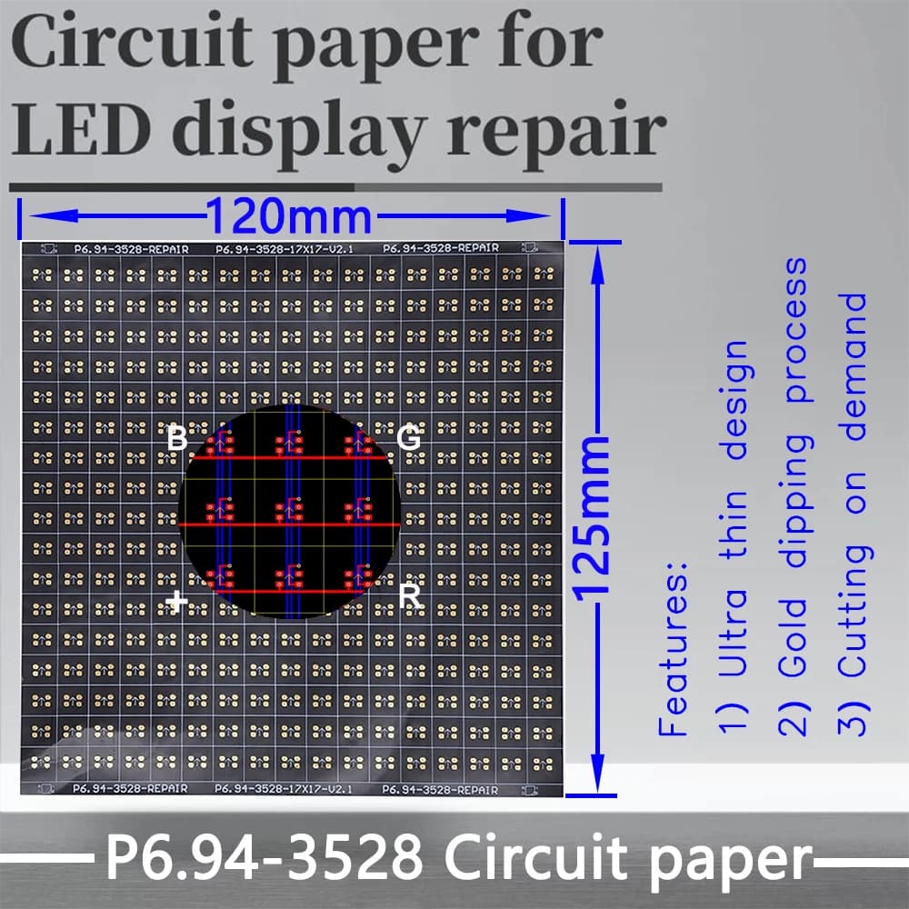 P6.94-3528 Circuit Paper,120X125mm ,Used for repairing damaged PCB pads