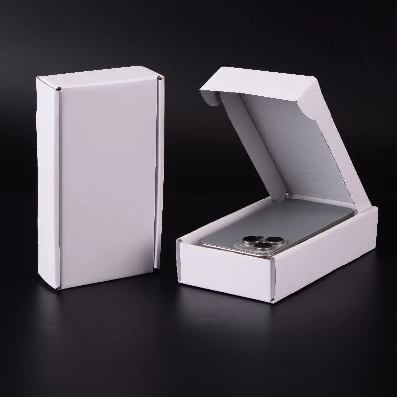 Wholesale 20pcs Foldable Paper Box for Mobile Phone with Inner Tray Double Layer Dividing Area A339