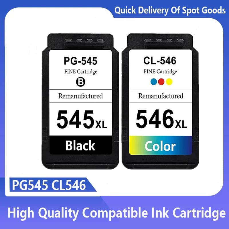 PG545 CL546 Compatible Compatible Ink Cartridge for Canon 545 546 Pixma MG2950 MG2550 MG2500 MG3050 MG2450 MG3051 MX495 printer