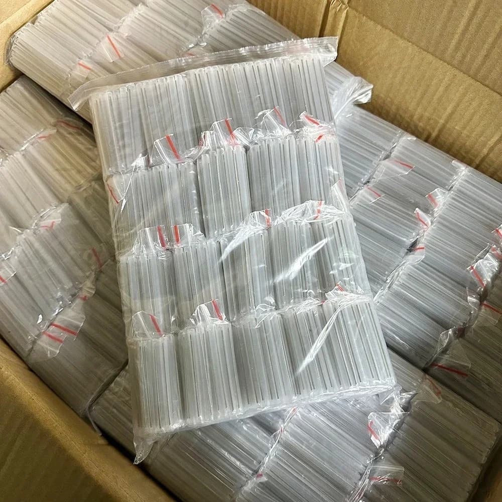 1000PCS 1.2mm X 40mm 45mm 60mm Fiber Optic Fusion Protection Splice Sleeves Hot Heat Shrink Tube Melt Tube Shrinkable