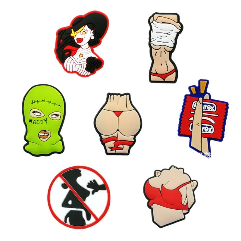 New Arrival Bikini Shoe Charms for Crocs Accessories Pin Decoration Bracelet Wristband DIY Decoration Charms Party Gifts