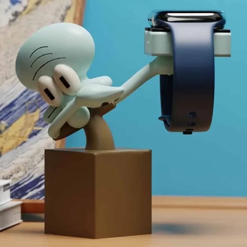 Cartoon Smart Apple Watch Charging Base Creative Support Apple Smart Watches Charger Holder Wrist Watch Display Organizer Stand