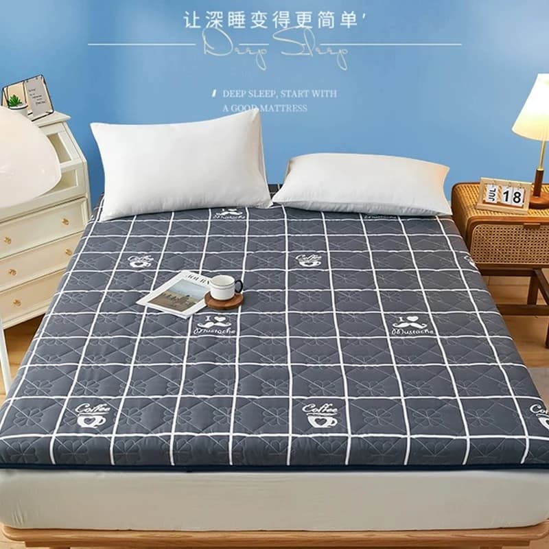 Sponge mattress elastic cushion household foldable comfortable Single Double tatami sleeping pad four season soft cushion mat