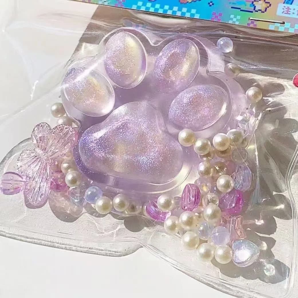 Funny Squishy Squeeze Toy Cat Foot Antistress Stress Relief Toy Decompression Mochi Fidget Girl Boys Silicone Slow Rebound Toys