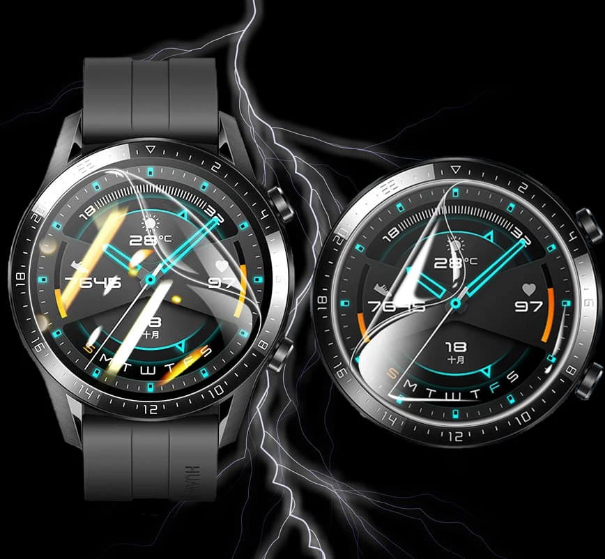 9H Premium Film For Huawei Watch Gt GT 2 46mm 42mm Smartwatch full Screen protection Protector Explosion-Proof Film Accessories