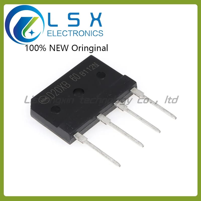 New/5pcs D20XB60 = T20XB60 20A600V Flat bridge for induction cooker Rectifier bridge Original On stock