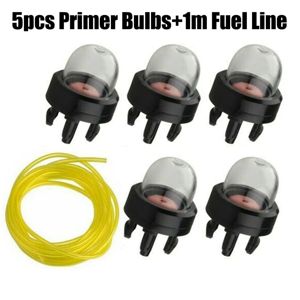 5pcs Primer Bulb Pump Bulbs 1M Fuel Line For Ryobi For Stihl Talon Trimmer Whipper Snipper Chainsaw Blower Trimmer Carburetor