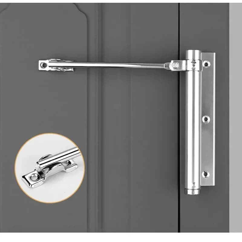 Adjustable Door Closer Aluminum Alloy Automatic  Spring  Soft Close Fire-proof  Heavy Duty  Hardware WF