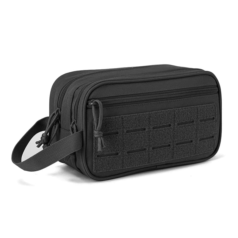 LHI Tactical Toiletry Bag For Men Hygiene Bag Waterproof Compartment Travel Tool Molle Small Dopp Kit