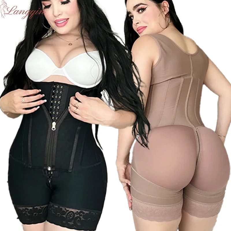 Women High Compression Girdle Shaper Postpartum Belly flat Sheath Waist Trainer  Colombia Abdomen Control Shapewear