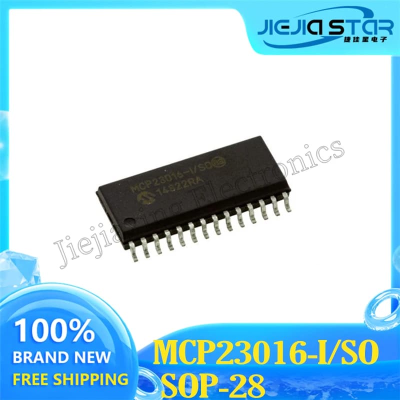 Electronics MCP23016-I/SO, MCP23016 Interface-I/O Expander Chip, SOP-28, Brand New Original, In Stock