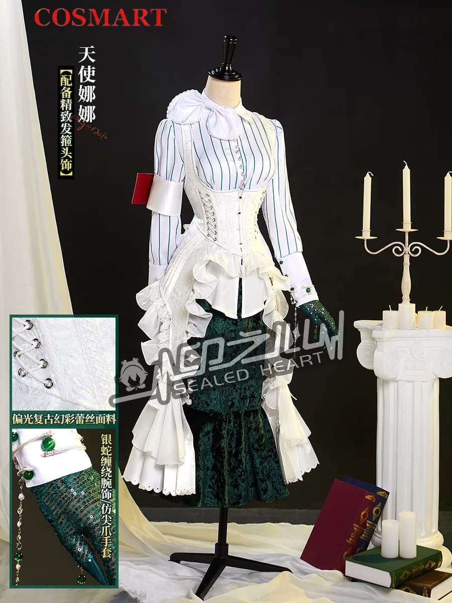 COSMART Reverse:1999 Anjo Nala Women Cosplay Costume Cos Game Anime Party Uniform Hallowen Play Role Clothes Clothing