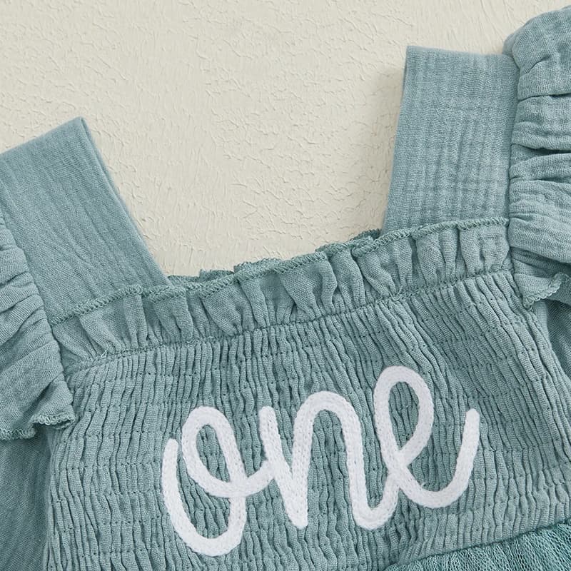 Toddler Girls Floral Print Ruffle Sleeve Romper Dress with Bow Headband Set Cute Baby Jumpsuit Outfit for Summer Party