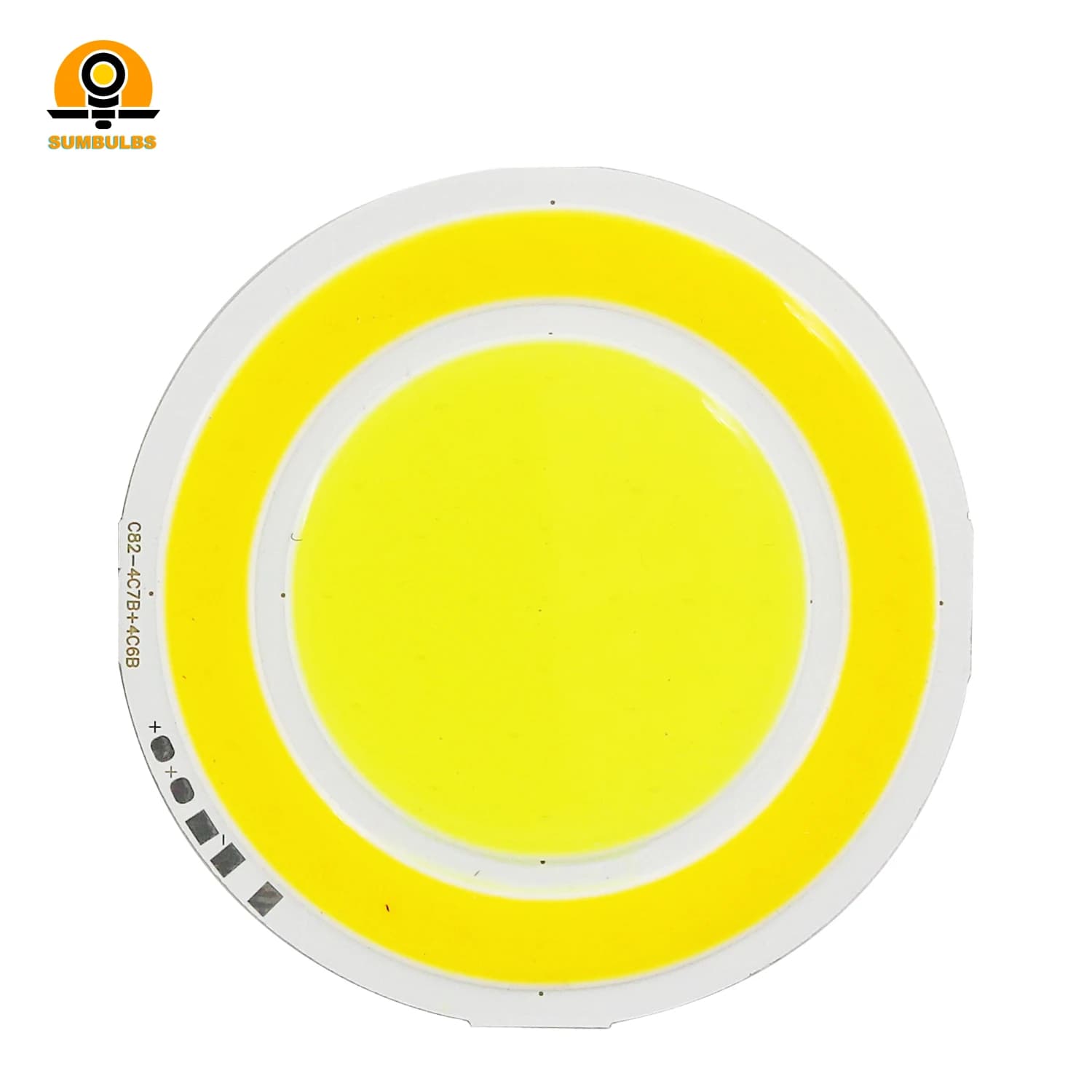 New Store Promotion 82mm Round Double Color LED COB Diode on Board 12V 3000K 6500K 4w for DIY Indoor Outdoor Light Bulb