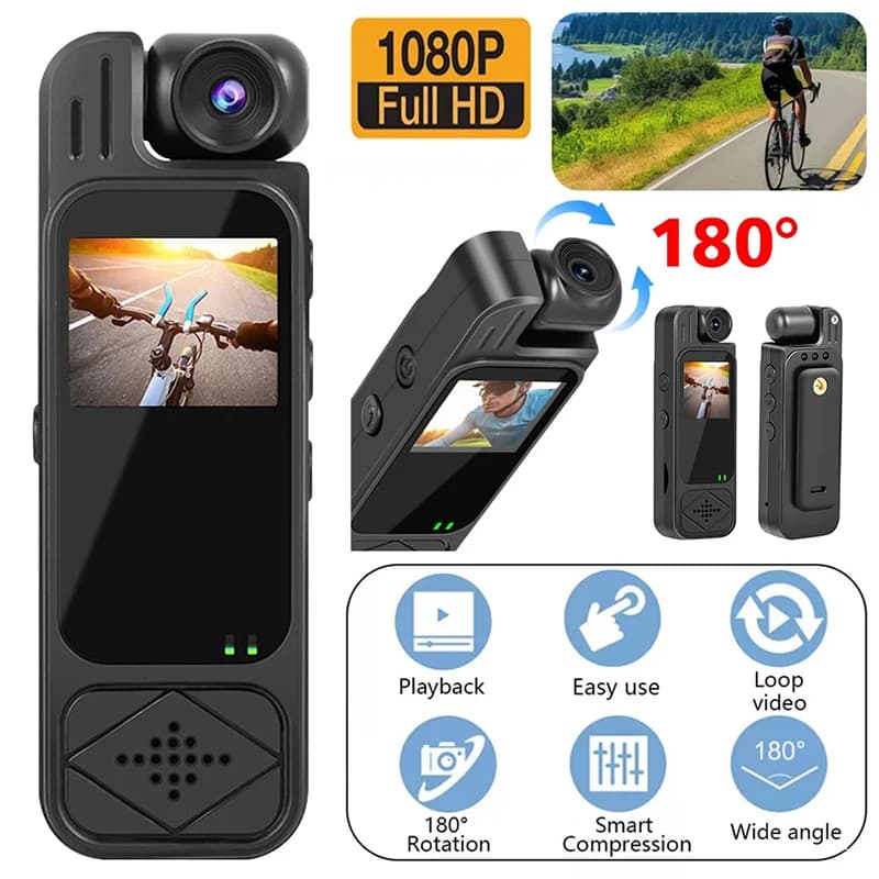 HD 1080P Mini Camera Portable Digital Video Recorder  Small Body Camera Infrared Night Vision Sports DV Camcorders