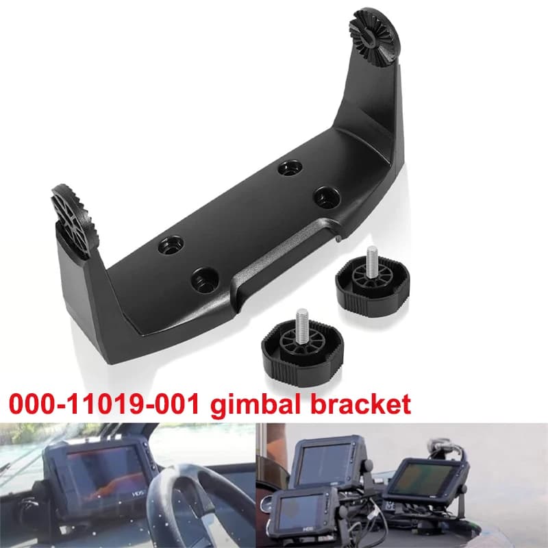 000-11019-001 Gimbal Bracket Mounting Bracket with Knobs for Lowrance HDS-7 Touchscreen Models HDS Gen3, Gen2 , Elite and Hook 7