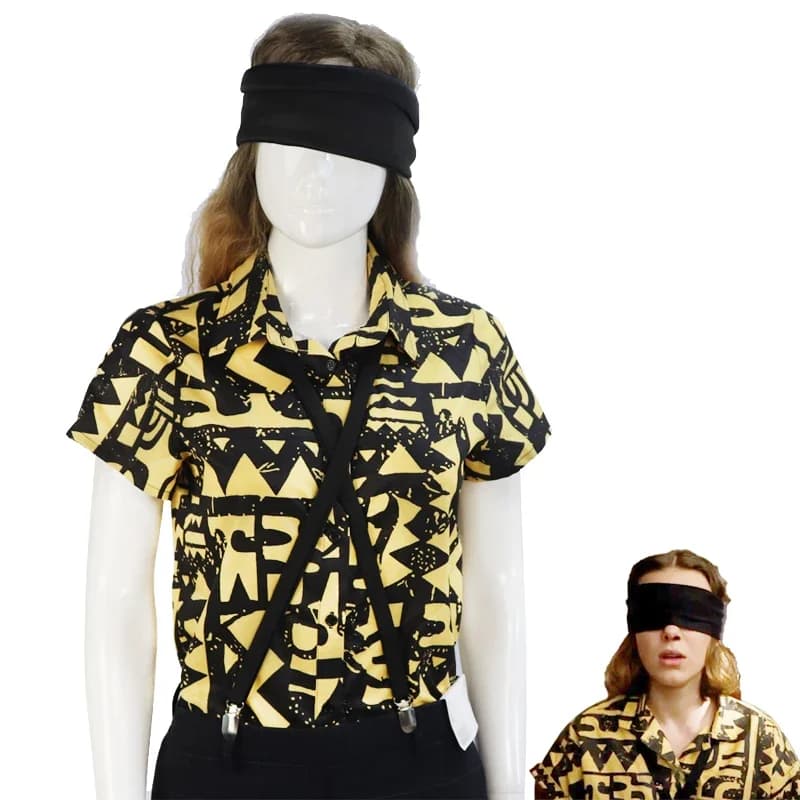 Stranger Movie t-shirt Eleven Cosplay Costumes Shirt EL Halloween party Girls Women Props headwear Women clothes for Adult