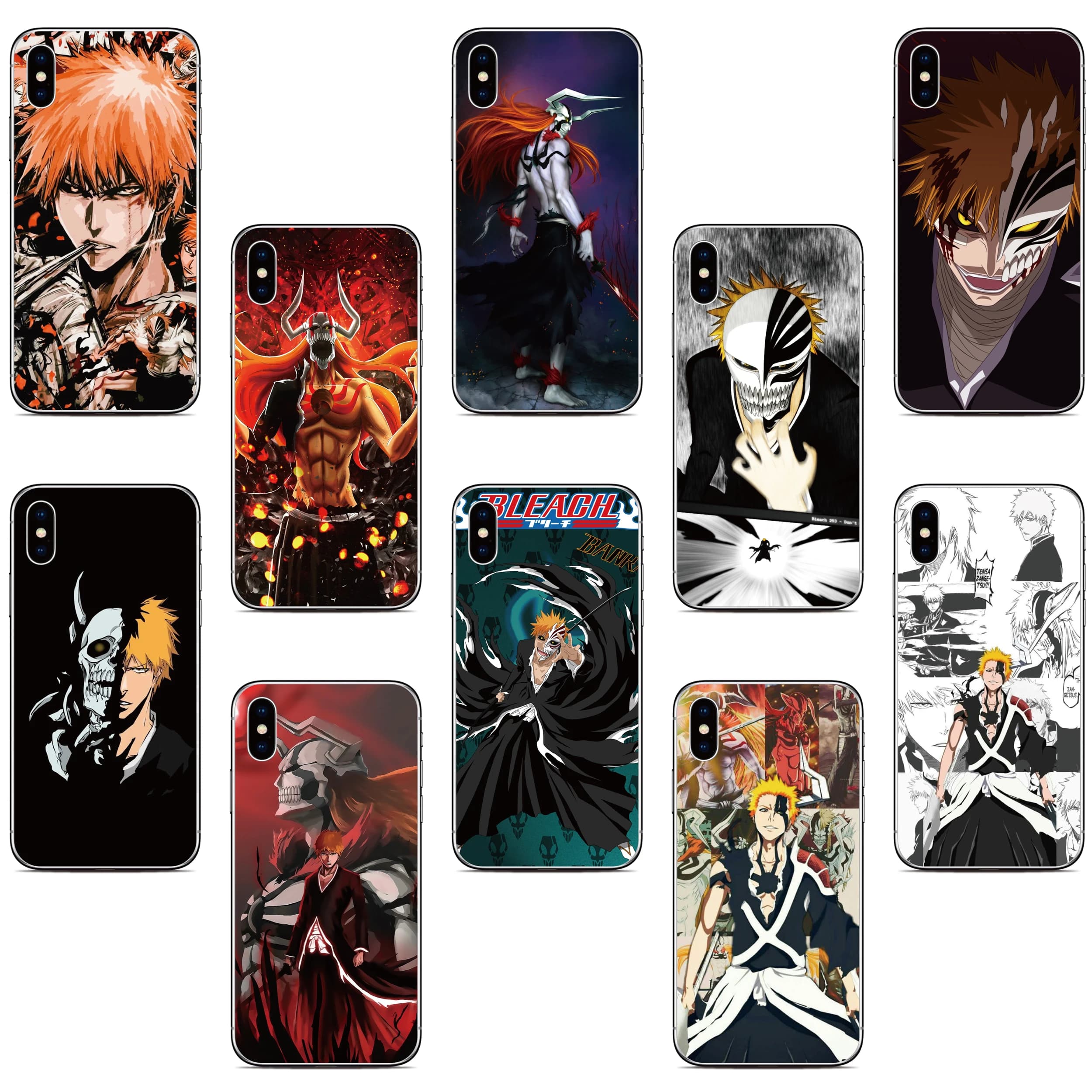 Bleach Anime Phone Case For ZTE Blade A55 A35 Core A75 4G A54 A34 A73 V50 Smart V60 Design V30 V40 Vita Axon 60 50 Lite Cover