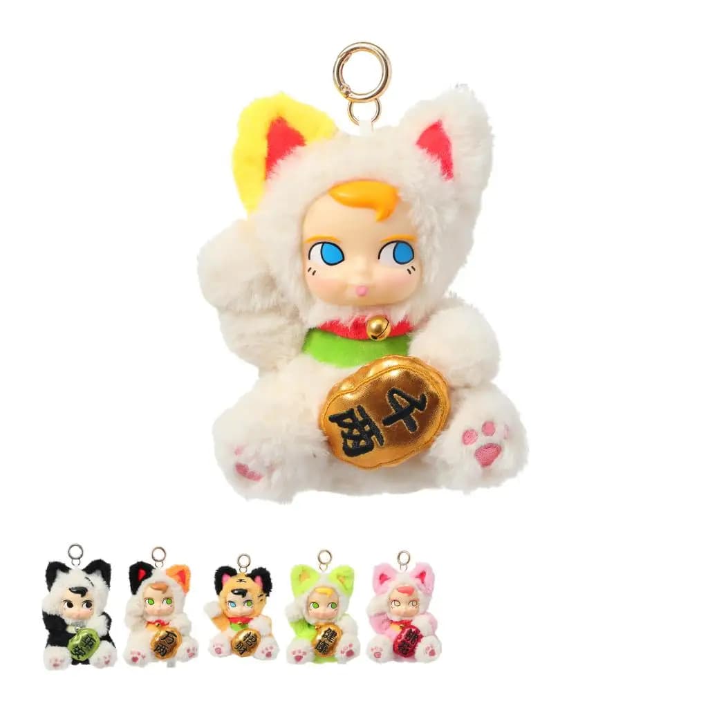 Authentic Sensen Fortune Cat Series Vinyl Face Doll Blind Box Decorative Collection Pendant Doll Mystery Box Toy Christmas Gifts