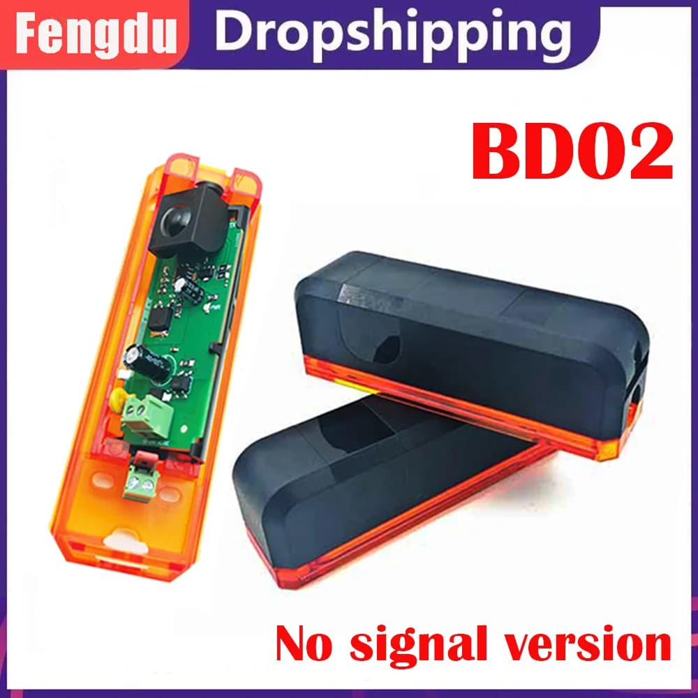 Photocell Long Range 12-24V DC/AC Automatic Gate Infrared Photocell Sensor for Gate Garage Door Home Security