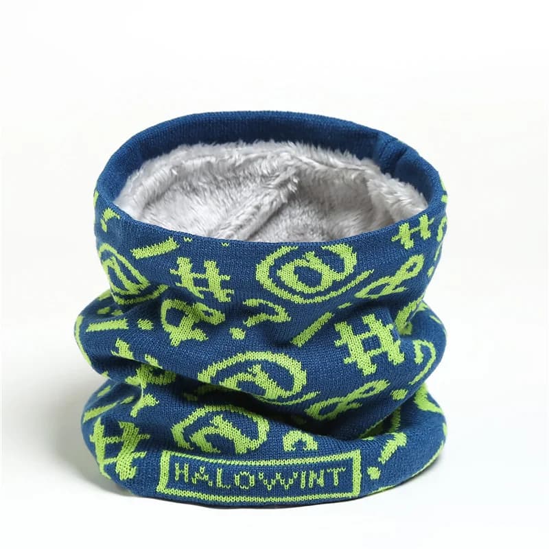 Korean Autumn Winter Neck Winter Knit Neck Cover Fashion Men Women Cold-Proof Personality Scarf Outdoor Warm Cycling Neckerchief