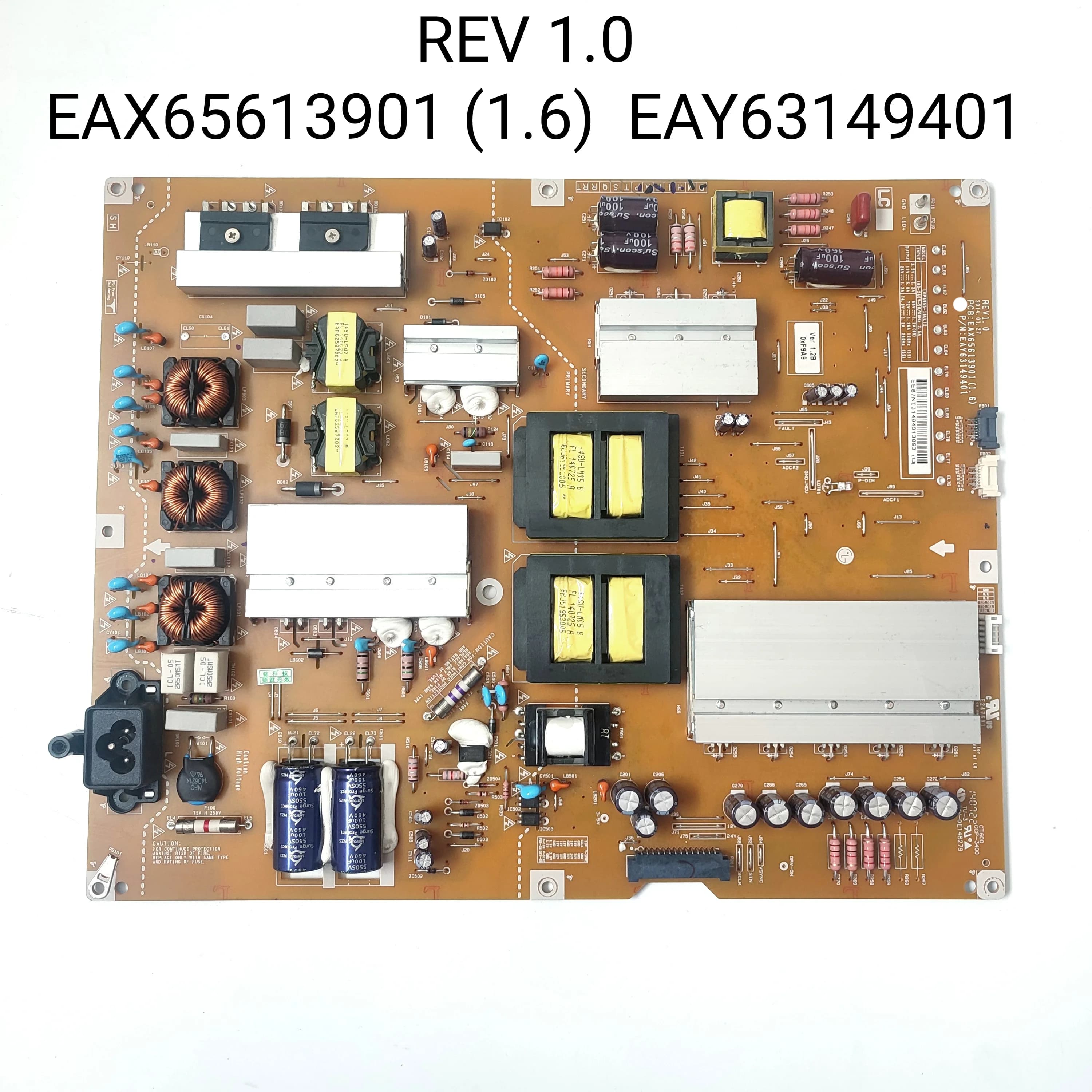EAX65613901 (1.6) EAY63149401 LGP4955-14UL12 LCD TV Power Board for 49UB8200-UH 49UB8300-UG 55UB8300-UG 55UB8500-UA 55UB9500-UA