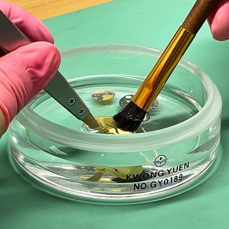 A Piece of GYC Watch Repair Tool Horse Hair Small Oil Brush Sweeping Dust BrushWatch Cleaning Brush Table Oil Brush