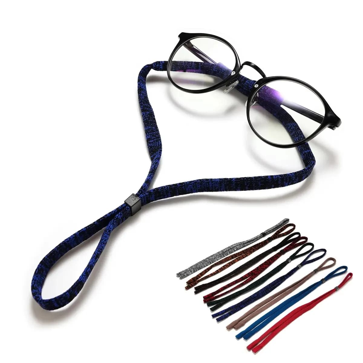 Anti-Slip Eyeglasses Cord ,10 Colors Glasses Lanyard, Unisex Outdoors Sports Sunglasses Strap Men Women