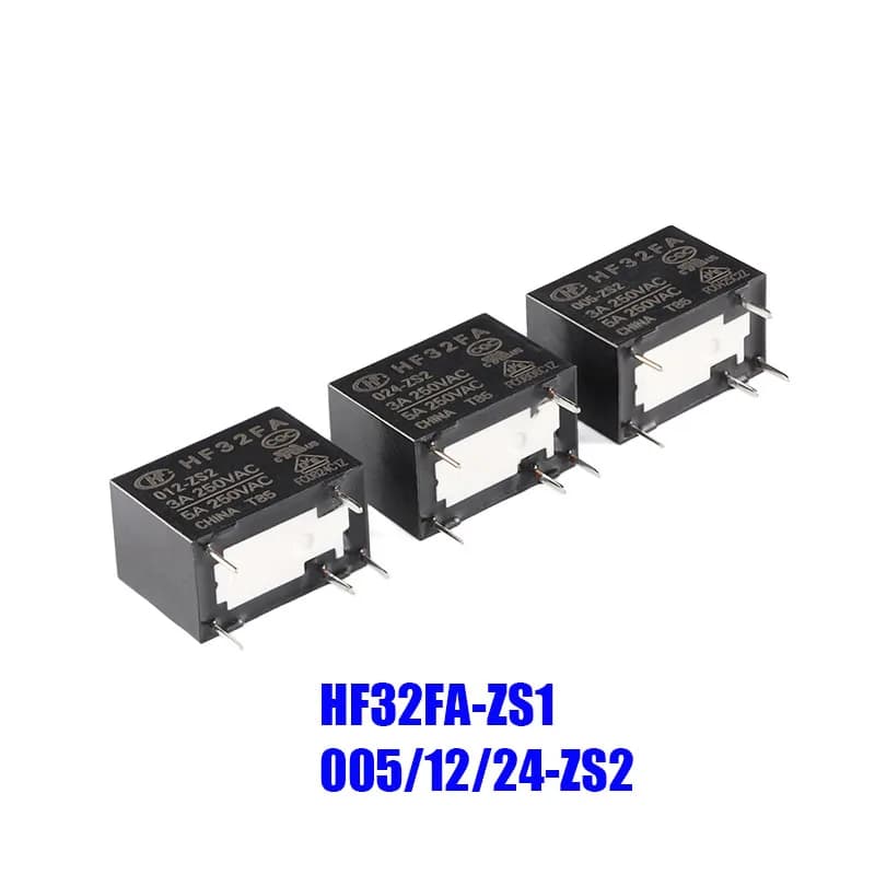 HF32FA 005-ZS1 012-ZS1 024-ZS1 005-ZS2 012-ZS2 024-ZS2 Power Relays 3A 5PIN DC 5V 12V 24V HF32FA-005-ZS1 HF32FA-024 Relay