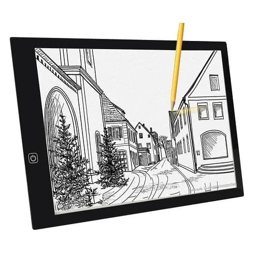 A4 LED Ultra Thin Animation, Cartoon, Portrait, tattoo Graphic Drawing Tablet LED light Tablet Pad cross stitch tool