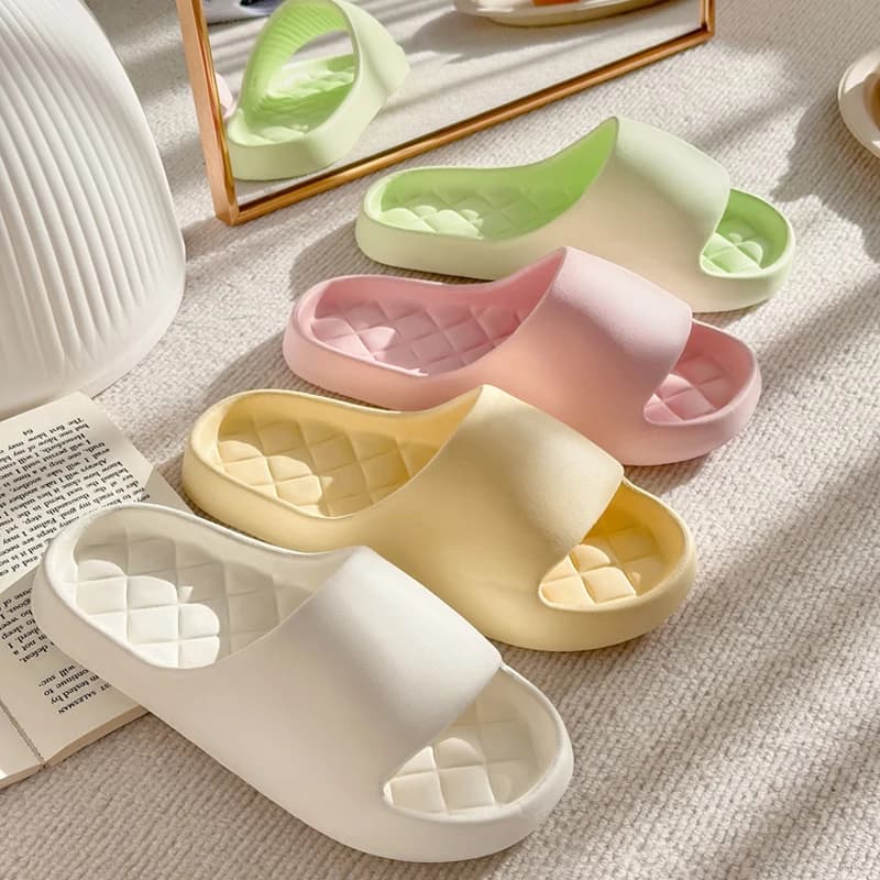Household Indoor Bathroom Bath Couple EVA Slippers Home Shoes Home Indoor Bathroom Bathing