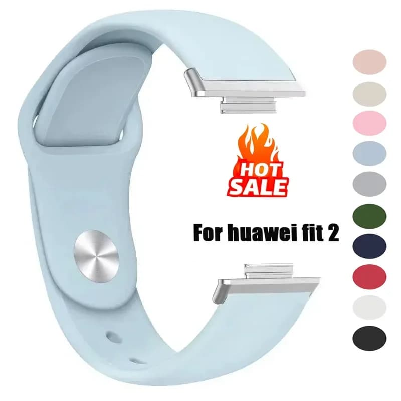 Silicone Band For Huawei Watch FIT 2 Strap smartwatch sport waterproof correas Huawei Watch fit 2 men watchbands Accessories