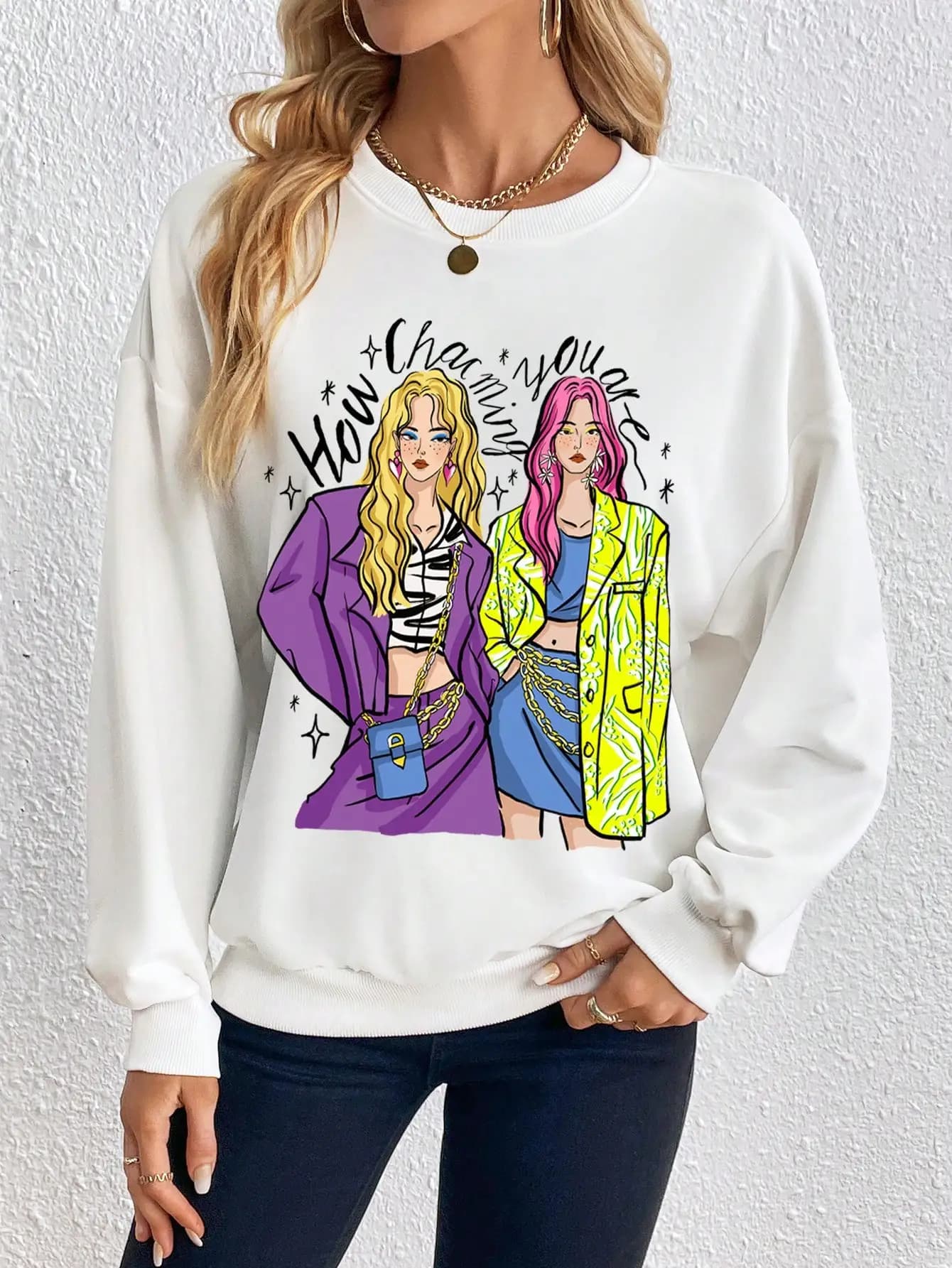 Urban Fashion Street Shooting Girl Printing Womens Sweatshirts All-Match Sport Clothing Autumn Fleece Streetwear Fashion Hoodies