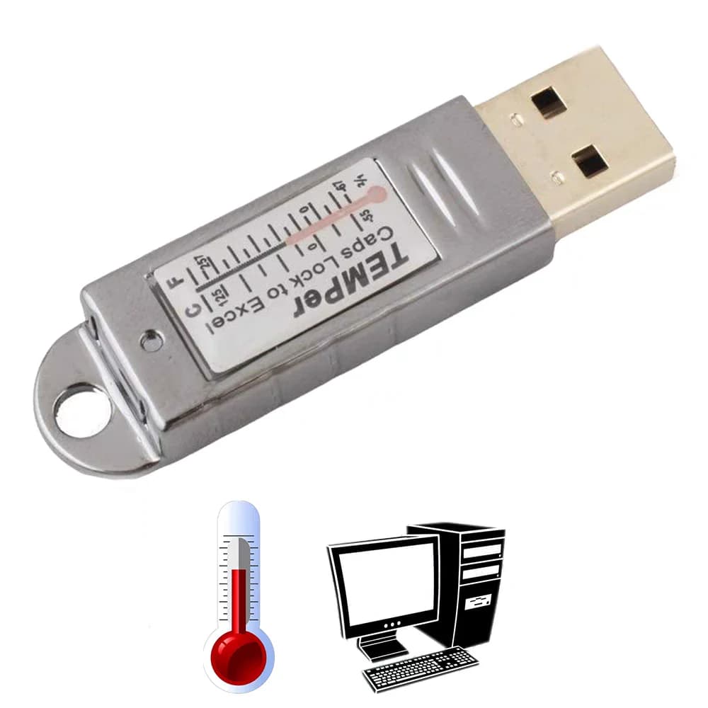 TEMPer PC Laptop USB Sensor Thermometer Temperature Data Logger Record