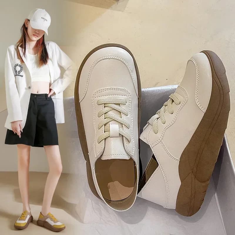 New Trendy Board Shoes Women's Korean Edition Fashion Versatile Breathable Slippers Outdoor Street Flat Casual Shoes