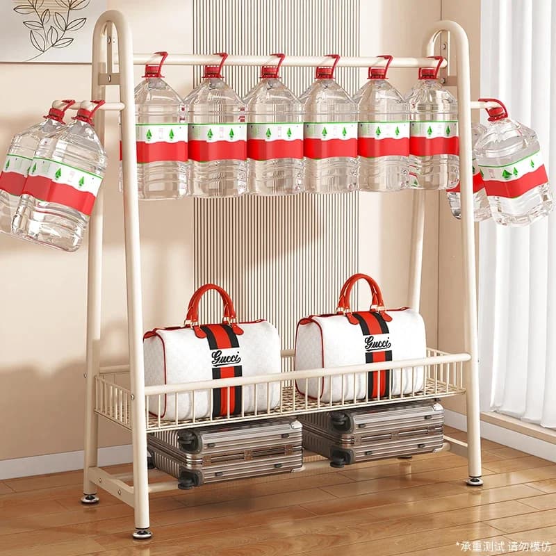 Rack Aesthetic Clothes Rack Shelfs Wheels Entrance Garmentg Coat Clothes Rack Balcony Drying Boy Arara De Roupa Furniture