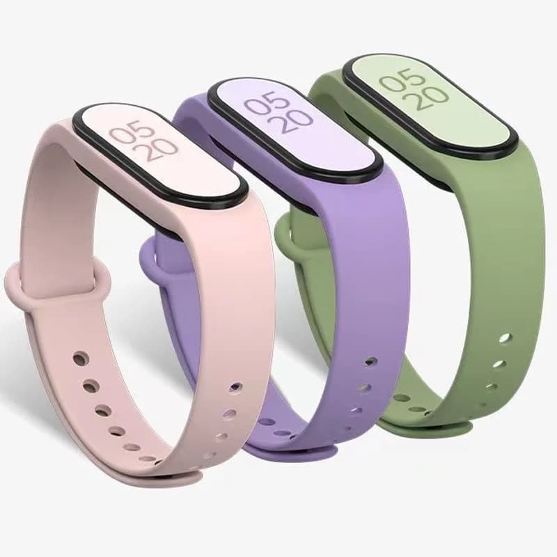 Silicone strap for Xiaomi Mi Band 7 bracelet wrist Miband 5 6 NFC Sport Replacement pulsera correa mi band 7 6 3 4 5 watchbands