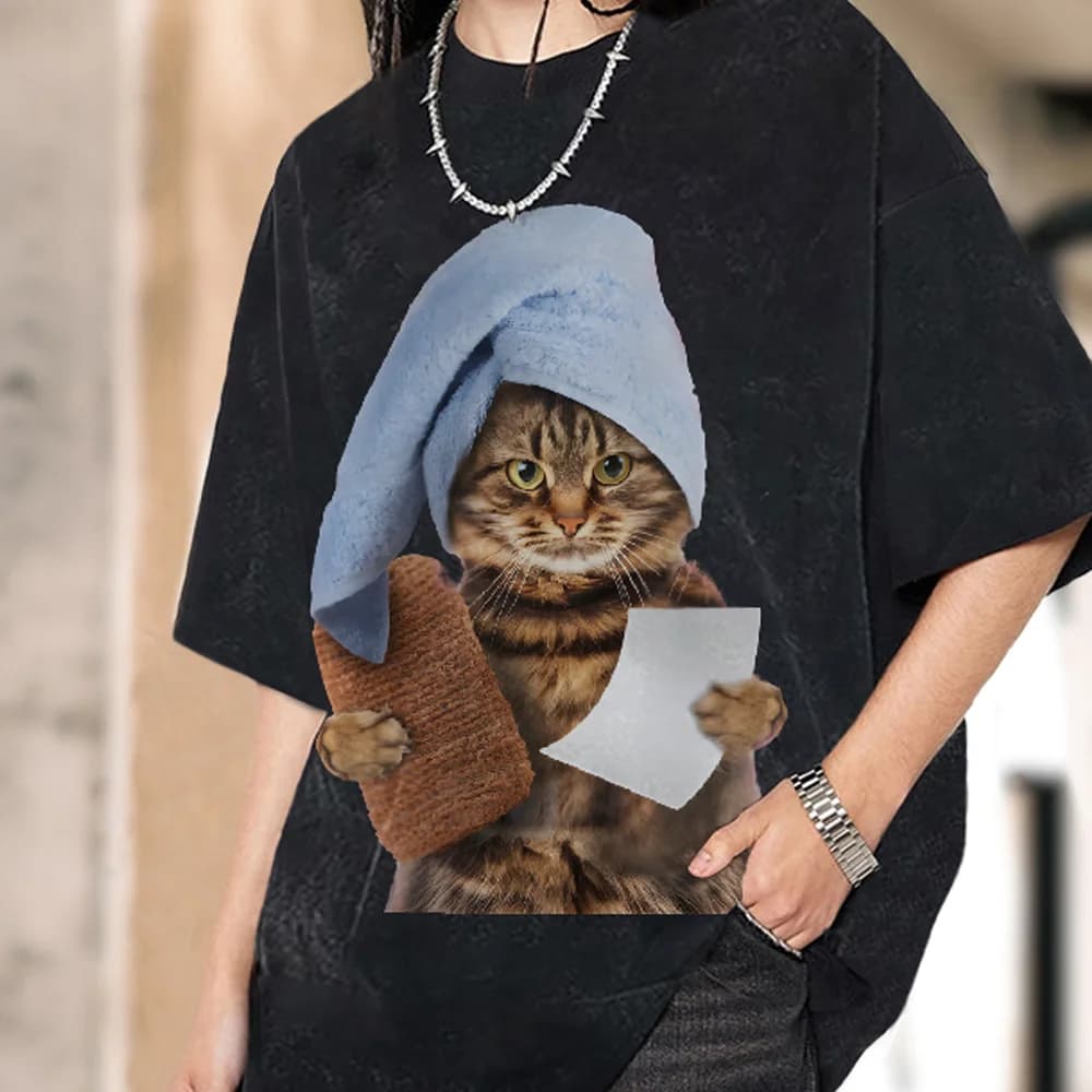 Unisex Washed T-Shirt CustomCool Comfortable Unisex Fit Customizable Design Soft Cotton Basic Washed Tees for Men And Women