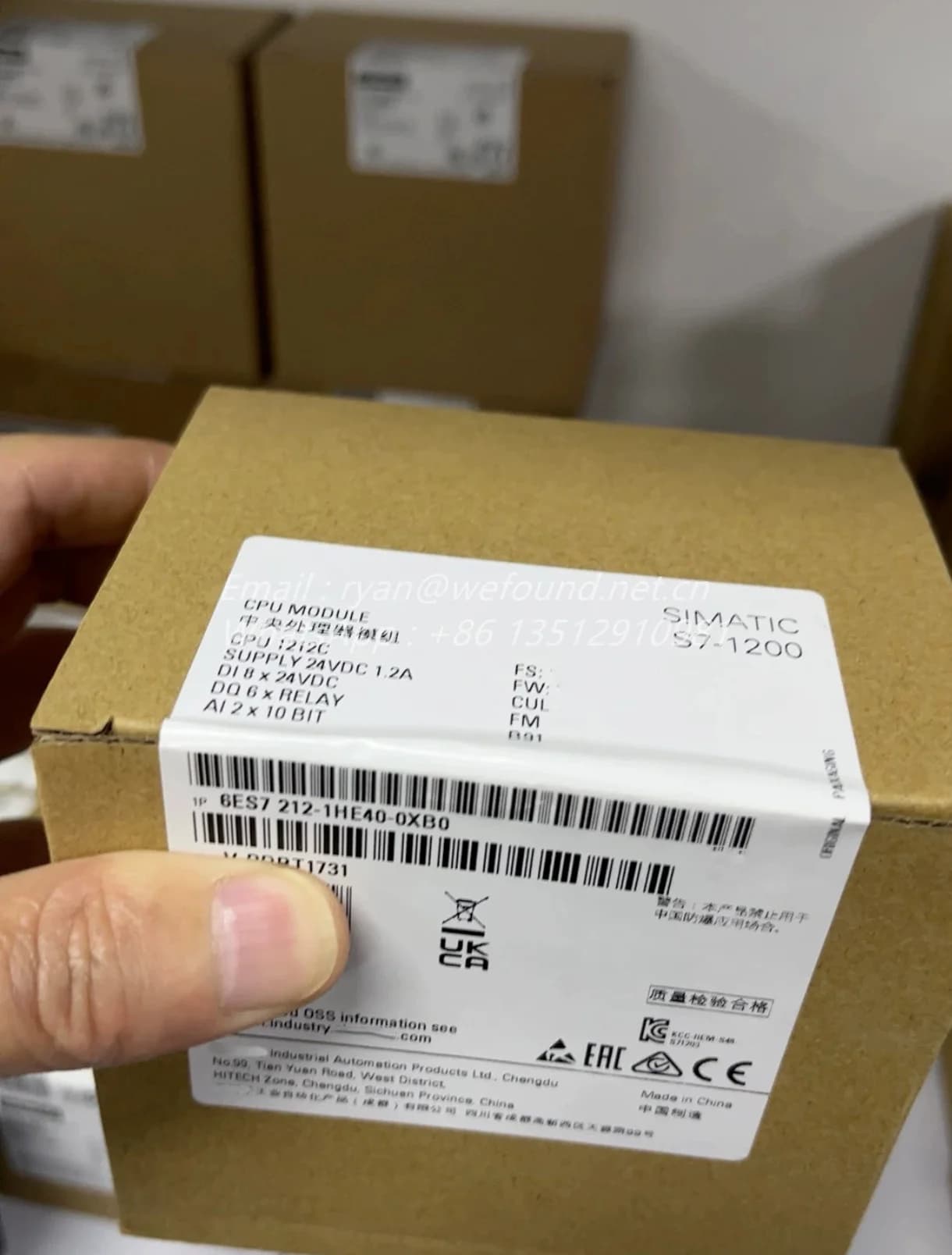 6ES7212-1HE40-0XB0 for SIEMENS SIMATIC S7-1200, CPU 1212C, compact CPU