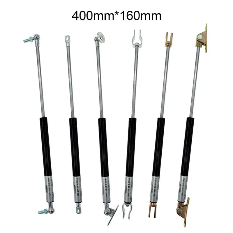 18*8 Rod Gas spring folding hinge 50N-500N/5kg-50kg Force lift support Hole Center Distance 400mm stroke distance 160mm