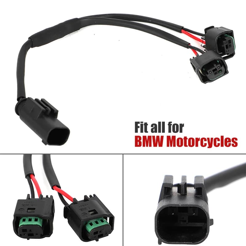 For BMW Quick Connect Cable Set Motorcycle Shunt Circuit Socket Extension Adapter R 1200  RS R18 RnineT