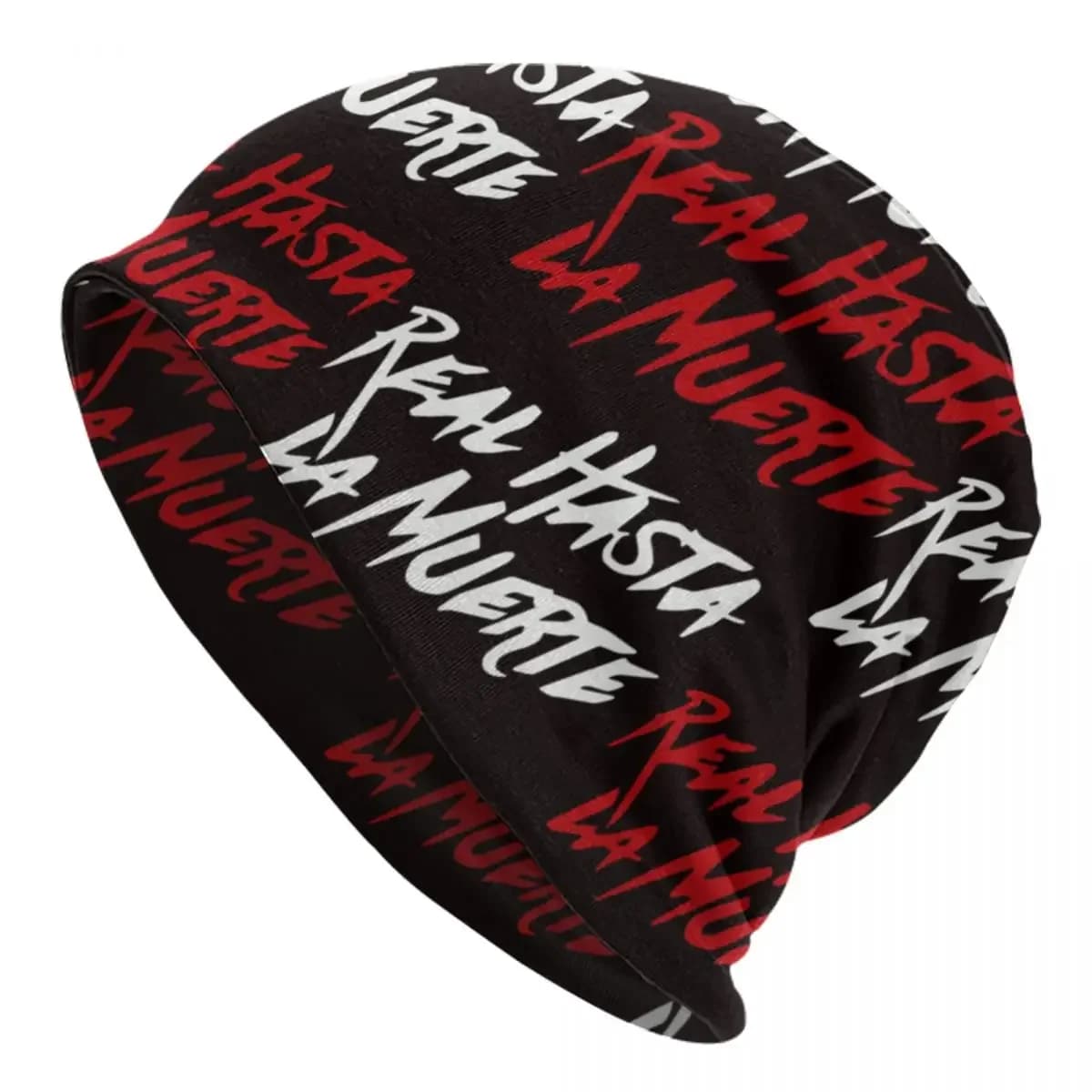 Real Hasta La Muerte Anuel Men and women winter Warm Hat Anuel AA Beanies Hat For Men And Women Print Bonnet Hats