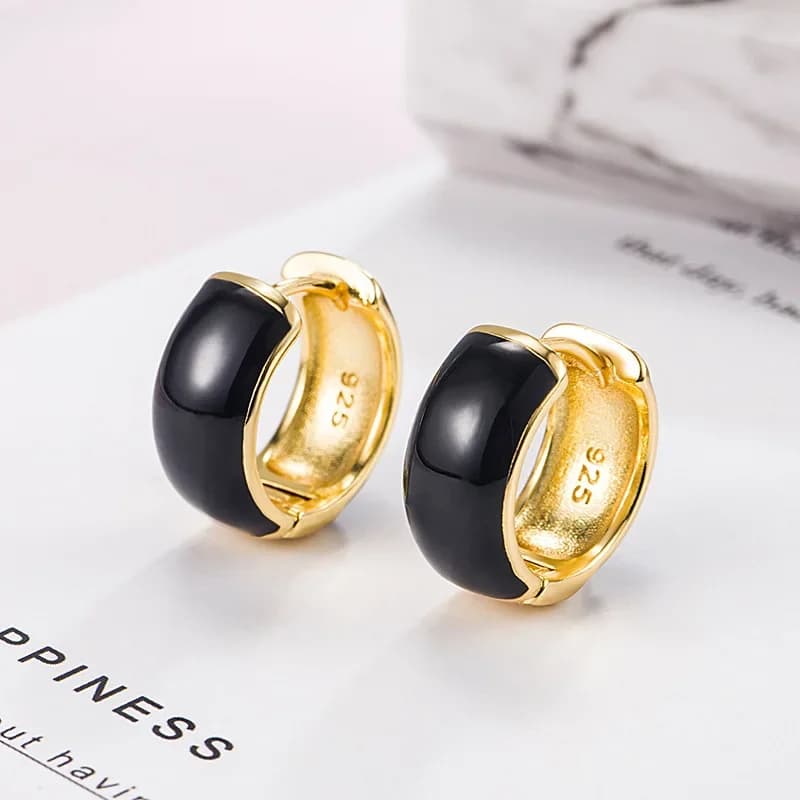 Fashion New Style French Style Drip Oil Water Drop Ear Buckle Earrings Women Exquisite Accessories Girlfriend Birthday Jewelry