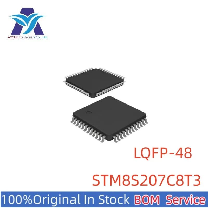 New Original Stock IC Electronic Components STM8S207C8T3 STM8S207C8T3TR STM8S207 STM8S 8-bit MCU Series One Stop BOM Service