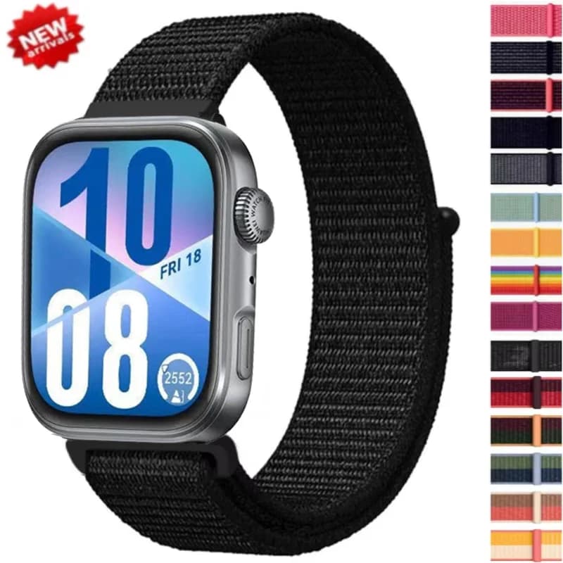 Nylon Loop Strap For Huawei Watch Fit 4/3 Sport Breathable Replacement Bracelet Wristband For Huawei Watch Fit 4 Pro Accessories